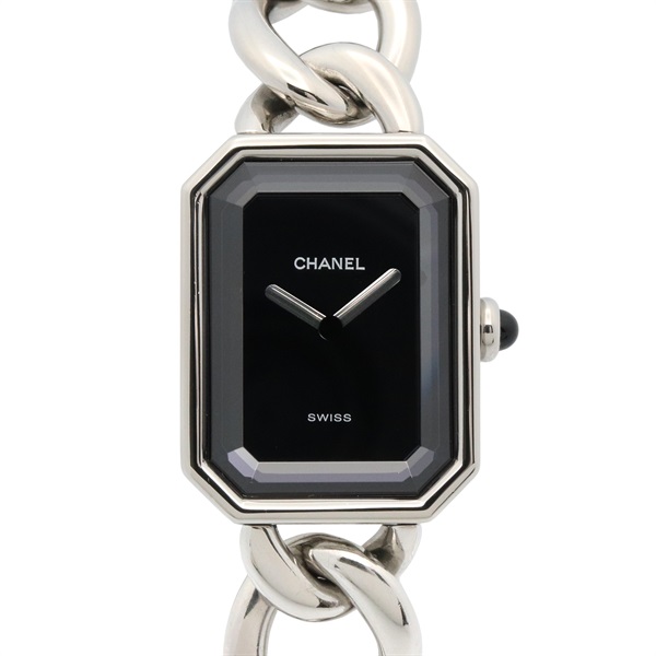 CHANEL Premiere L Wrist Watch H0452 Quartz Stainless Steel Used Women