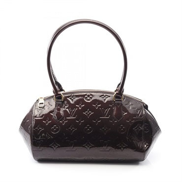 LOUIS VUITTON Sherwood PM Shoulder Bag M91493 Monogram Vernis Amarante Used LV