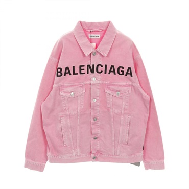 BALENCIAGA Denim Jacket #36 cotton Pink Used mens