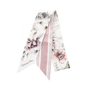 Dior Mitzah Scarf 61SVR106I648 silk White Multicolor Used Women