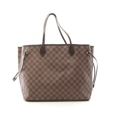 LOUIS VUITTON Neverfull GM Shoulder Tote Bag N51106 Damier canvas Ebene Used LV