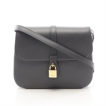 CELINE Medium Tabou Shoulder Bag 196583DK1 leather Gray Used Women