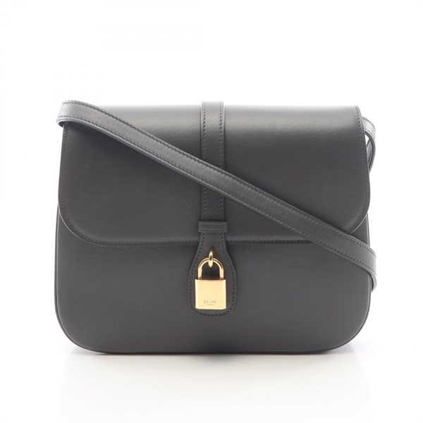 CELINE Medium Tabou Shoulder Bag 196583DK1 leather Gray Used Women