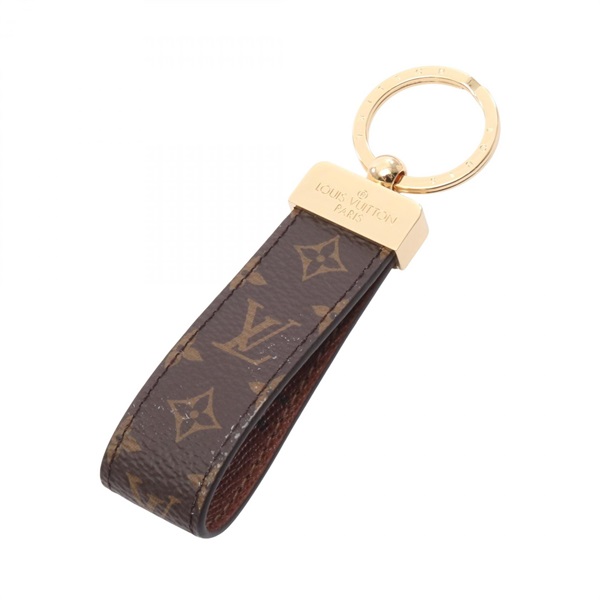LOUIS VUITTON Porte-Cle Dragonne key ring holder M65221 Monogram GHW Used Women