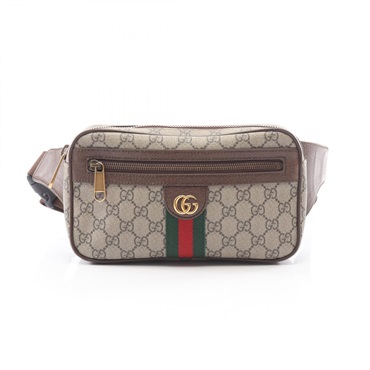 GUCCI Ophidia GG Supreme Waist Belt Crossbody Bag 574796 canvas leather Used
