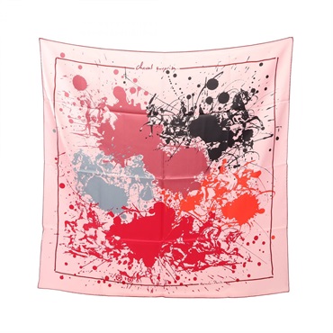 HERMES Carre 90 Unexpected Horse Scarf Shawl Wrap silk Pink Multicolor Used