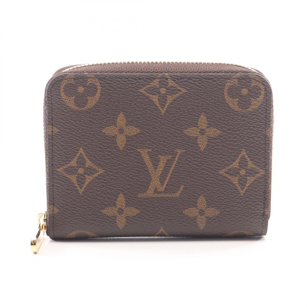 LOUIS VUITTON Zippy Coin Purse wallet M60067 Monogram Brown Used Women
