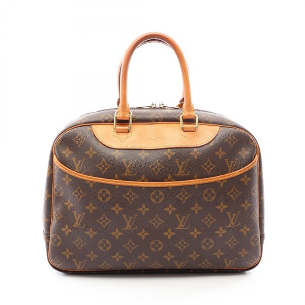 LOUIS VUITTON Deauville Bowling Vanity Handbag M47270 Monogram canvas leather LV