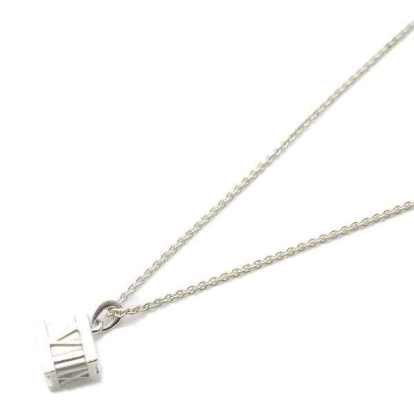 TIFFANY＆CO Atlas Cube Necklace Pendant Silver925 Used Women