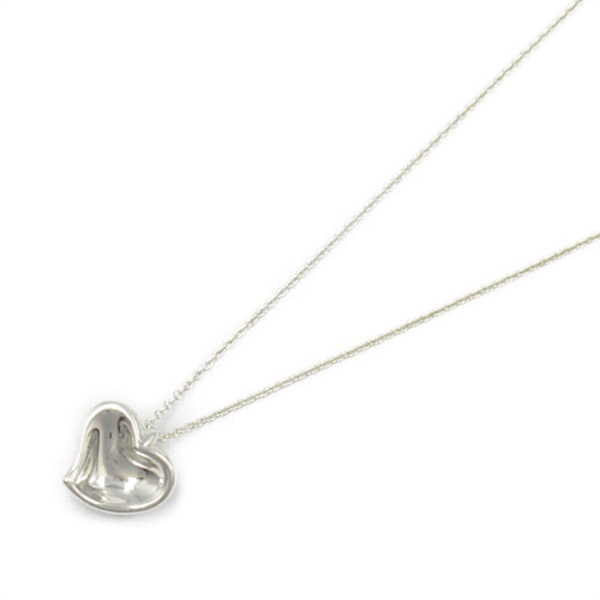 TIFFANY＆CO Curved Heart Necklace pendant 40.5cm Silver925 Used