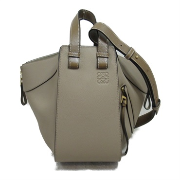 LOEWE Hammock Small Shoulder Bag 2way 387.12.KBN60 leather Gray Used Women