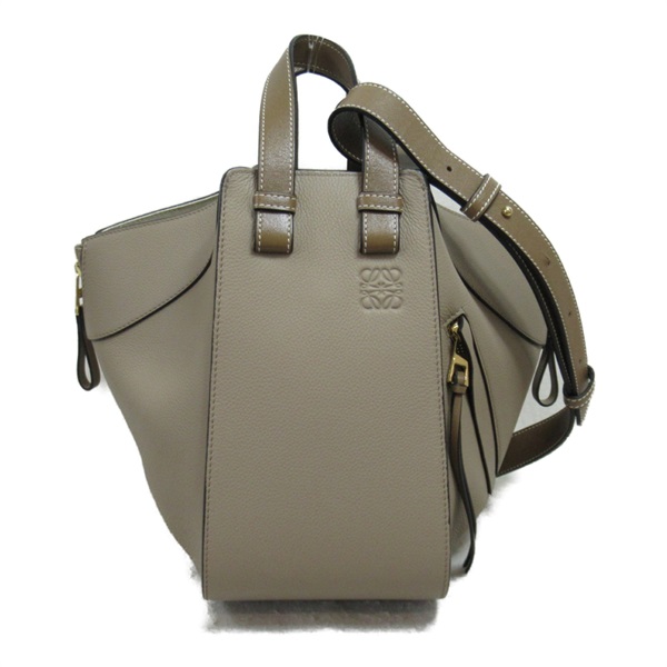 LOEWE Hammock Small Shoulder Bag 2way 387.12.KBN60 leather Gray Used Women
