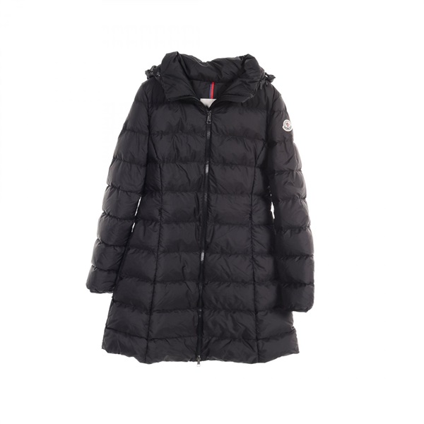 MONCLER GIE Down Puffer jacket 1C00053 Nylon Black Used Women #1