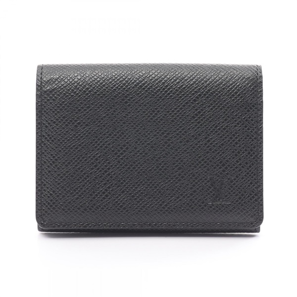 LOUIS VUITTON Enveloppe Carte de Visite Card Case holder M30922 Taiga Ardoise LV