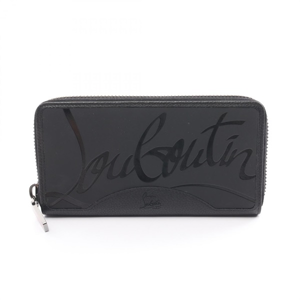 Christian Louboutin PANETTONE Round long wallet 3195051 leather Black Used