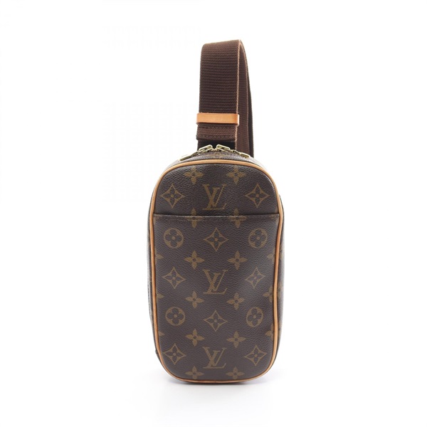 LOUIS VUITTON Pochette Gange Waist bum bag M51870 Monogram canvas leather Brown