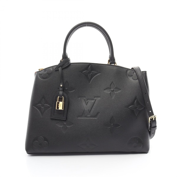 LOUIS VUITTON Grand Palais MM Hand shoulder crossbody bag M45811 leather noir LV