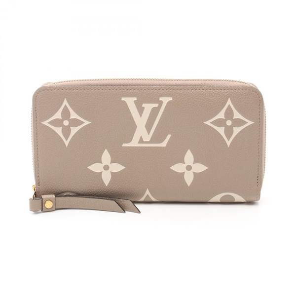 LOUIS VUITTON Zippy around long wallet M69794 Monogram empreinte Tourterelle lV