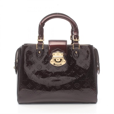 LOUIS VUITTON Melrose Avenue Hand bag M93757 Monogram Vernis Bordeaux Amarante