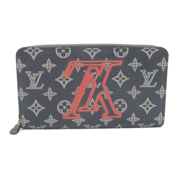 LOUIS VUITTON Zippy Organizer NM wallet M62931 Monogram Ink canvas used unisex