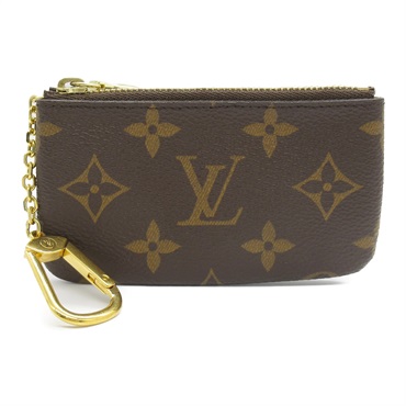 LOUIS VUITTON Pochette Cle key holder M62650 Monogram canvas Brown Used unisex