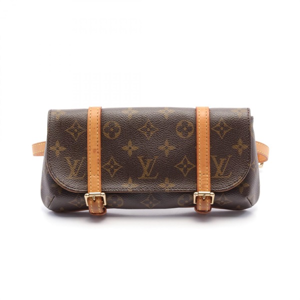 LOUIS VUITTON Pochette Marrell Waist Belt bag M51159 Monogram Brown Used Women