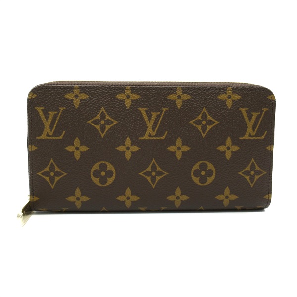 LOUIS VUITTON Zippy Around long wallet M42616 Monogram canvas Brown Used LV