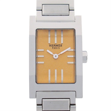 HERMES tandem Wrist Watch TA1.210 Quartz Stainless Steel Used Women