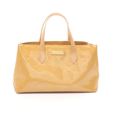 LOUIS VUITTON Wilsher PM Handbag M91642 Vernis leather Rose Florentine Used LV