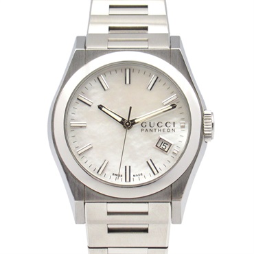 GUCCI Pantheon Wrist Watch 115.4 Quartz Stainless Steel Used mens