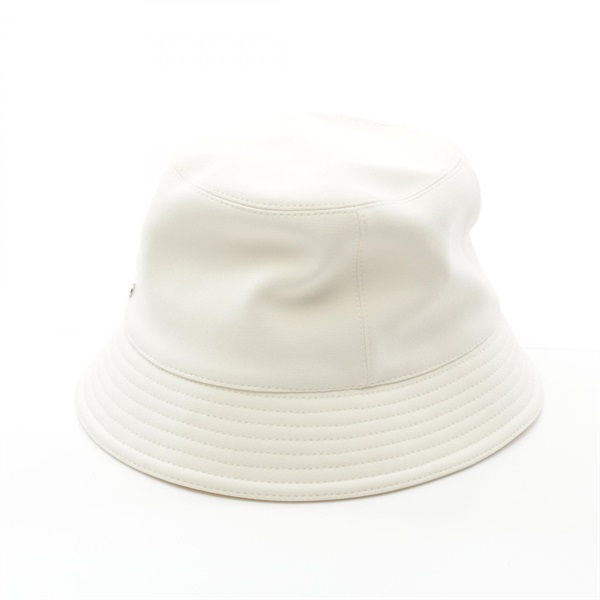 HERMES Calvi Milan jersey hats 59cm Rayon White White Used