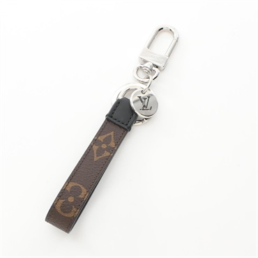 LOUIS VUITTON Slim Dragonne Kye holder charm M00853 Monogram canvas leather Used
