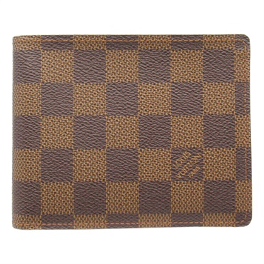 LOUIS VUITTON Portefeuille Florin Bi-fold Wallet N60011 Damier canvas Ebene Used