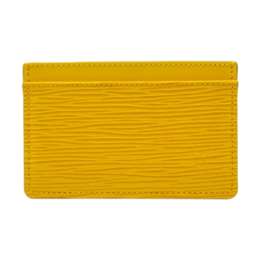 LOUIS VUITTON Porte Cartes Simple Card Case M60329 Epi leather Citron Used LV