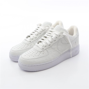 LOUIS VUITTON × Nike Air Force 1 Low sneakers 1A9V86 leather White Used mens 8.5