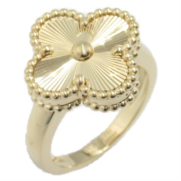 Van Cleef & Arpels Vintage Alhambra Ring 18KYG Gold Used women US size 5.25