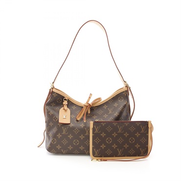 LOUIS VUITTON Carryall NM PM Shoulder Bag M46203 Monogram brown used LV