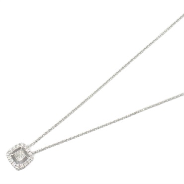 JEWELRY Diamond Necklace Pendant 18KWG White Gold Used women