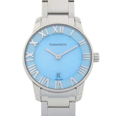 TIFFANY＆CO Atlas 2-Hand Wrist Watch 63452793 Quartz Stainless Steel Used Women
