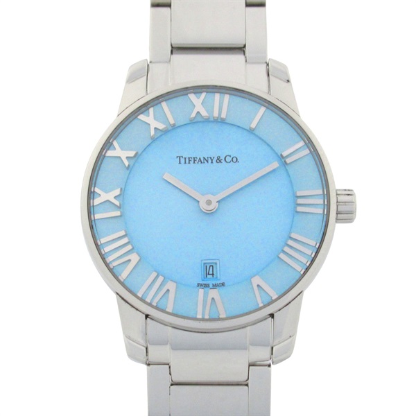 TIFFANY＆CO Atlas 2-Hand Wrist Watch 63452793 Quartz Stainless Steel Used Women
