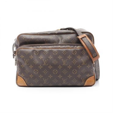 LOUIS VUITTON Nile GM crossbody Shoulder Bag M45242 Monogram canvas Brown Used