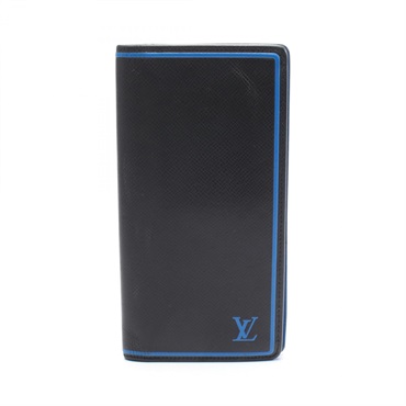 LOUIS VUITTON brazza portefeuille Bifold long purse wallet M63300 Taiga Noir LV