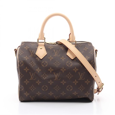 LOUIS VUITTON Speedy Bandoulière 25 Crossbody Hand bag 2WAY M46977 Monogram Used