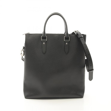LOUIS VUITTON Anton Tote Hand crossbody shoulder bag M33433 Taiga Ardoise used