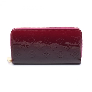 LOUIS VUITTON Zippy wallet Around long purse M90395 Vernis rouge gradation LV