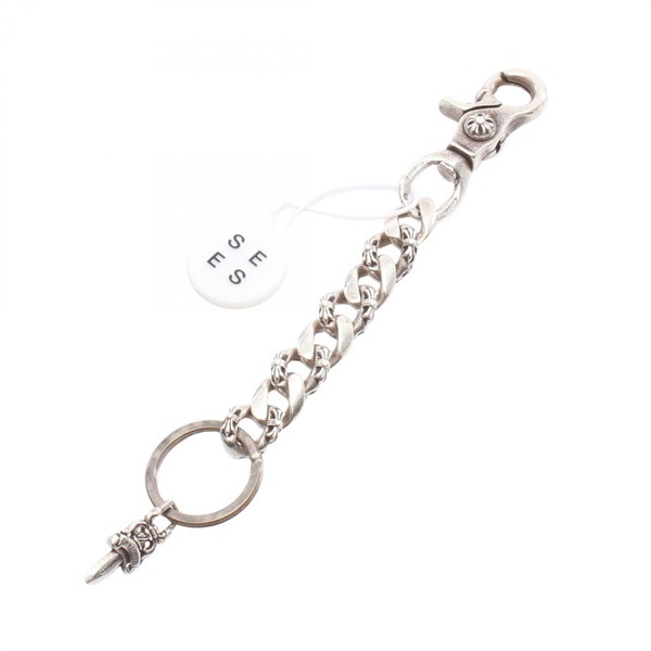 CHROME HEARTS CLP CHN FANCY-L Key ring chain SV925 Silver Used Women