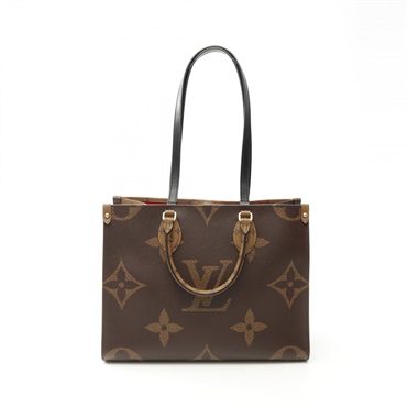 LOUIS VUITTON On the Go MM Tote Bag M45321 Monogram Giant Reverse canvas used LV