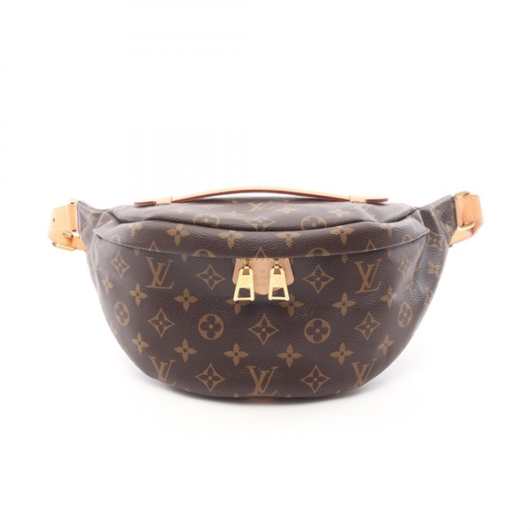 LOUIS VUITTON Bum Waist belt bag M43644 Monogram leather Brown Used LV