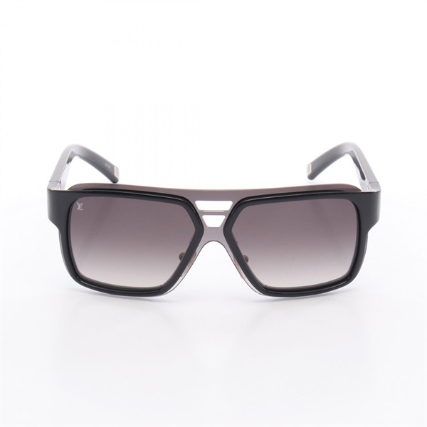 LOUIS VUITTON Enigme GM sunglasses eyewear Z0361U Plastic Black Used mens LV