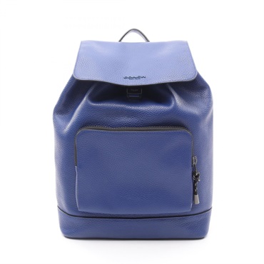COACH Turner Backpack Bag  C1280 leather Blue Used mens